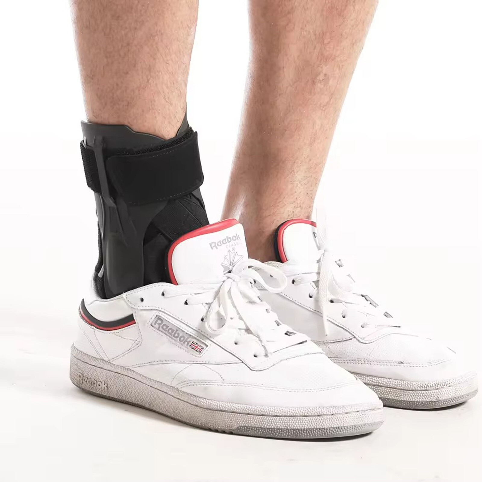 Black Ankle Brace Support Compression Stabilizer Pain Relief Foot Lace Wrap