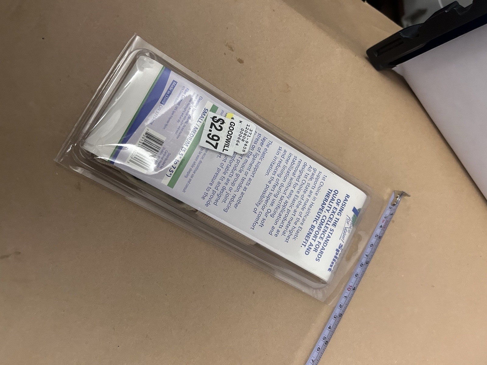 Your 1st Choice for Value! Wrist Splint small/med 5.5-7.5″