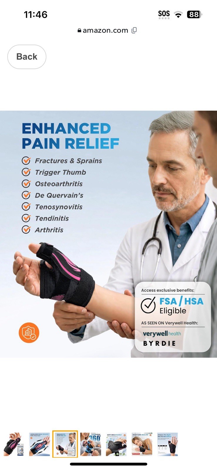 Thumb Support Brace