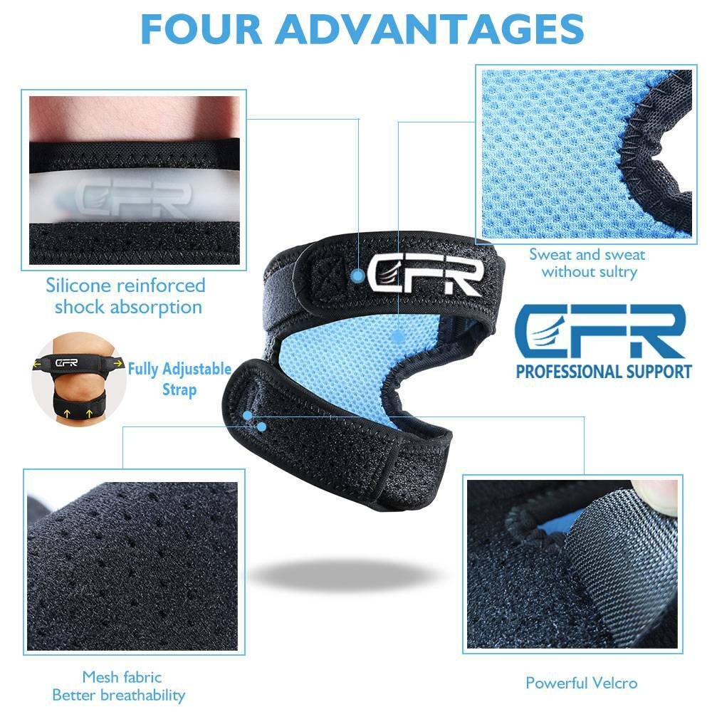Knee Compression Brace Support Patella Strap Sport Joint Pain Arthritis Relief