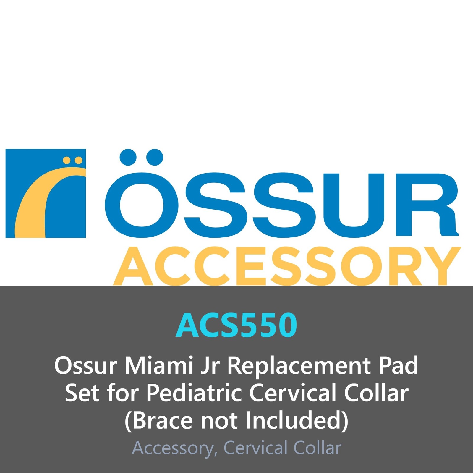 Ossur Miami Jr Cervical Collar Pads for Children (Brace not Included)