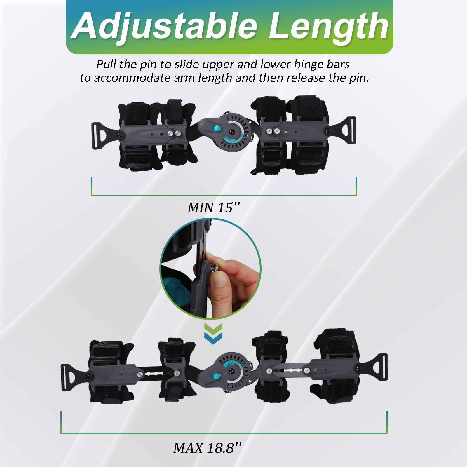 Komzer Adjustable Stabilizer Brace for Elbow Forearm Wrist Support