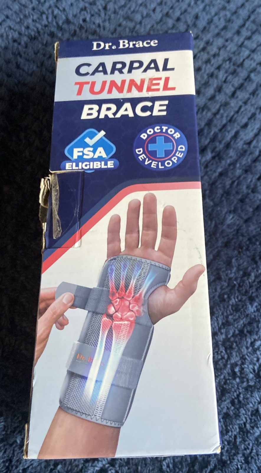 DR. BRACE Adjustable Wrist Brace Night Support for Carpal Tunnel (S1)
