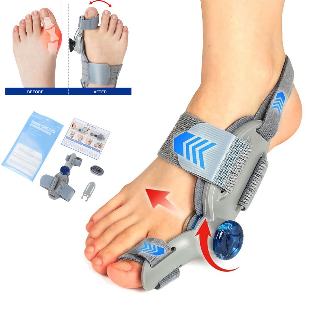 Bunion Corrector Adjustable Knob Big Toe Splint – Hallux Valgus Pain Relief