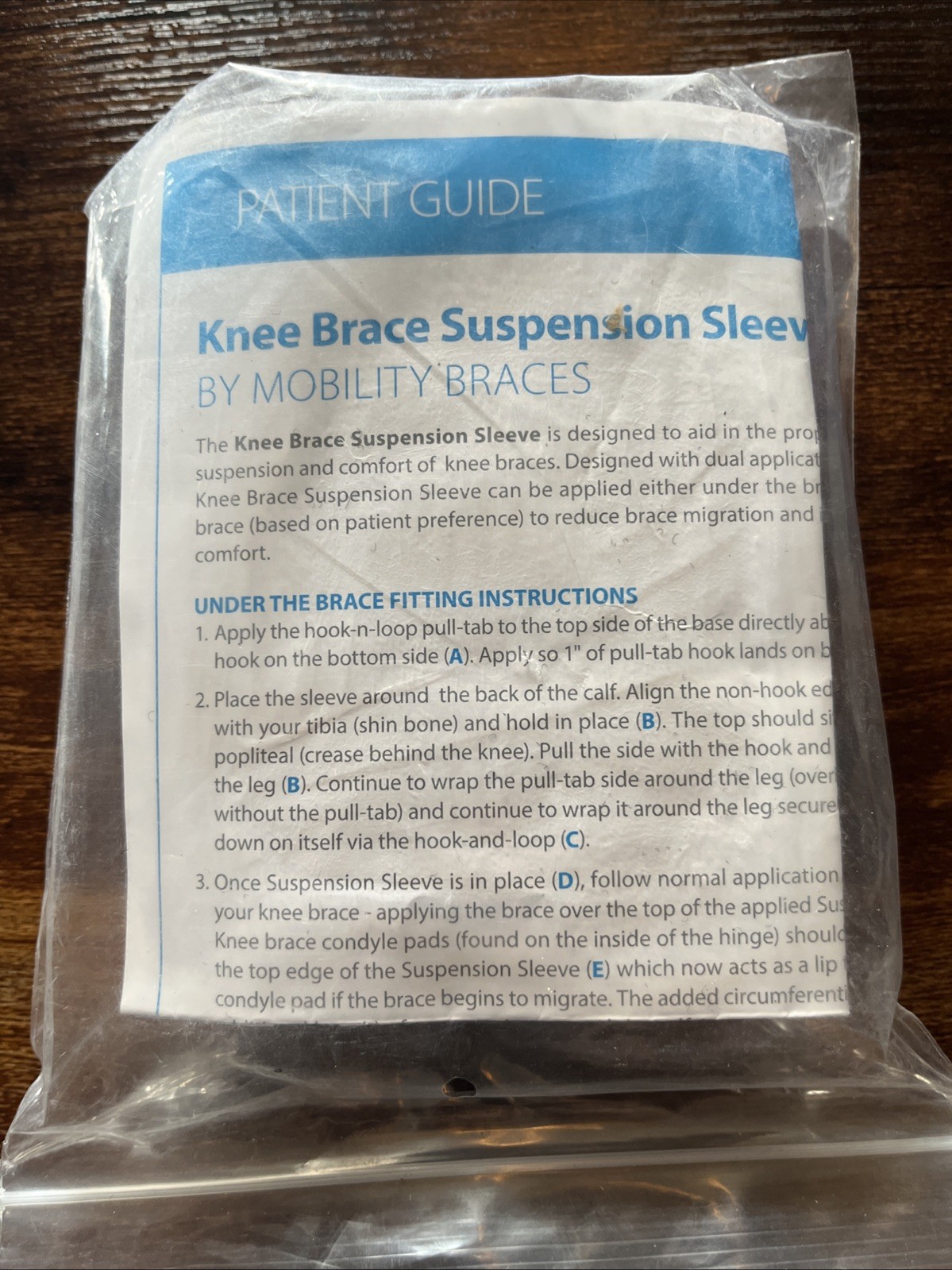 Mobility Braces Knee Brace Suspension Sleeve MK02UNI