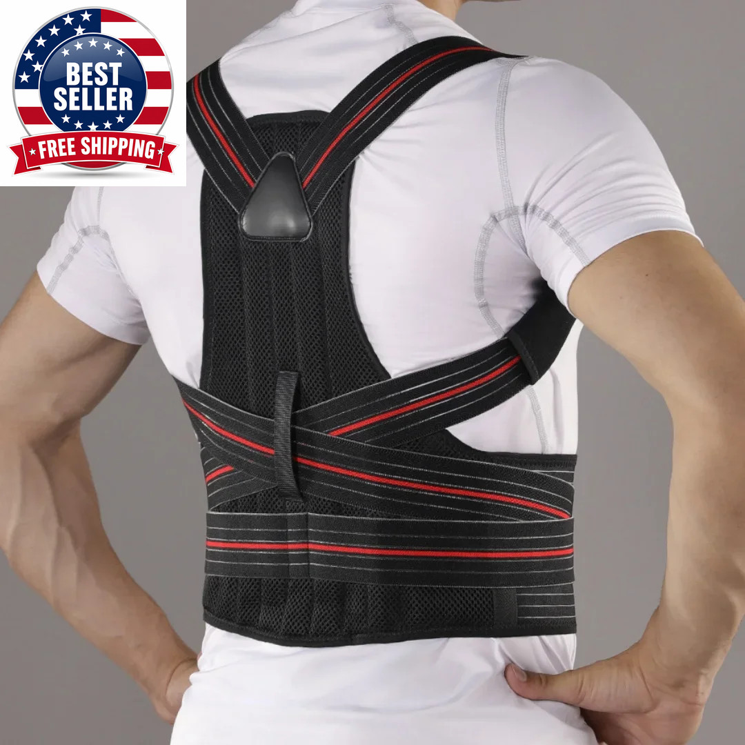 1PC Large Size Posture Corrector for Men and Women – Adjustable Muscle Memory Su
