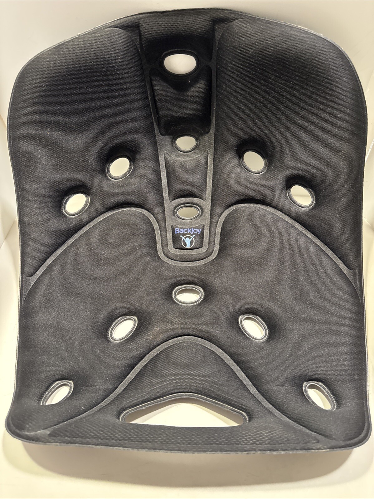 BackJoy Core Plus Posture Memory Foam Orthotic Seat for Lower Back Pain Relief