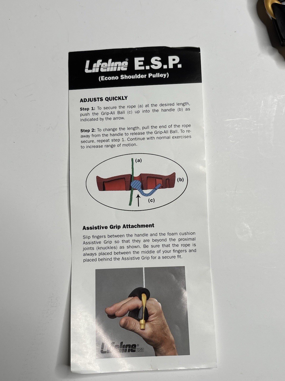 Vintage Lifeline Multi use Shoulder Pulley orthopedic device therapy