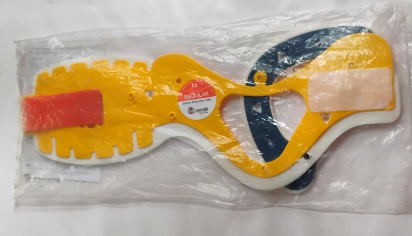 Laerdal Adjustable Pediatric Neck Support Brace Immobilizer Yellow (Regular)