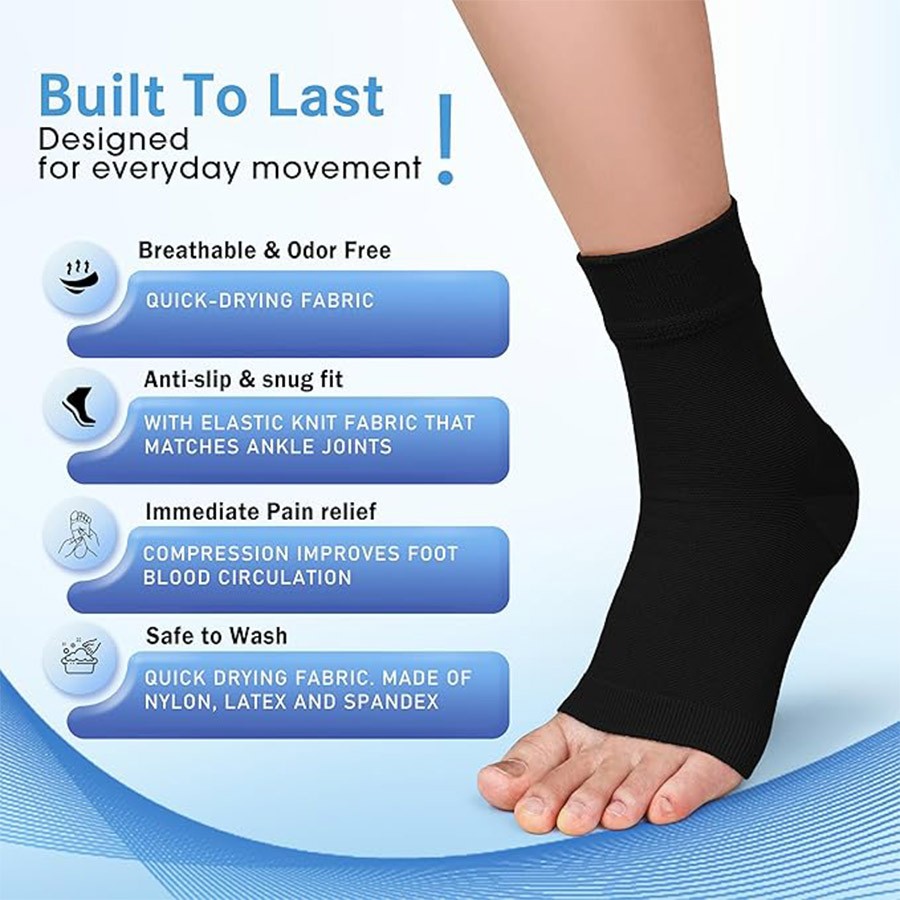 Neuropathy Socks – Peripheral Neuritis Compression Diabetic Toeless Foot Sleeve