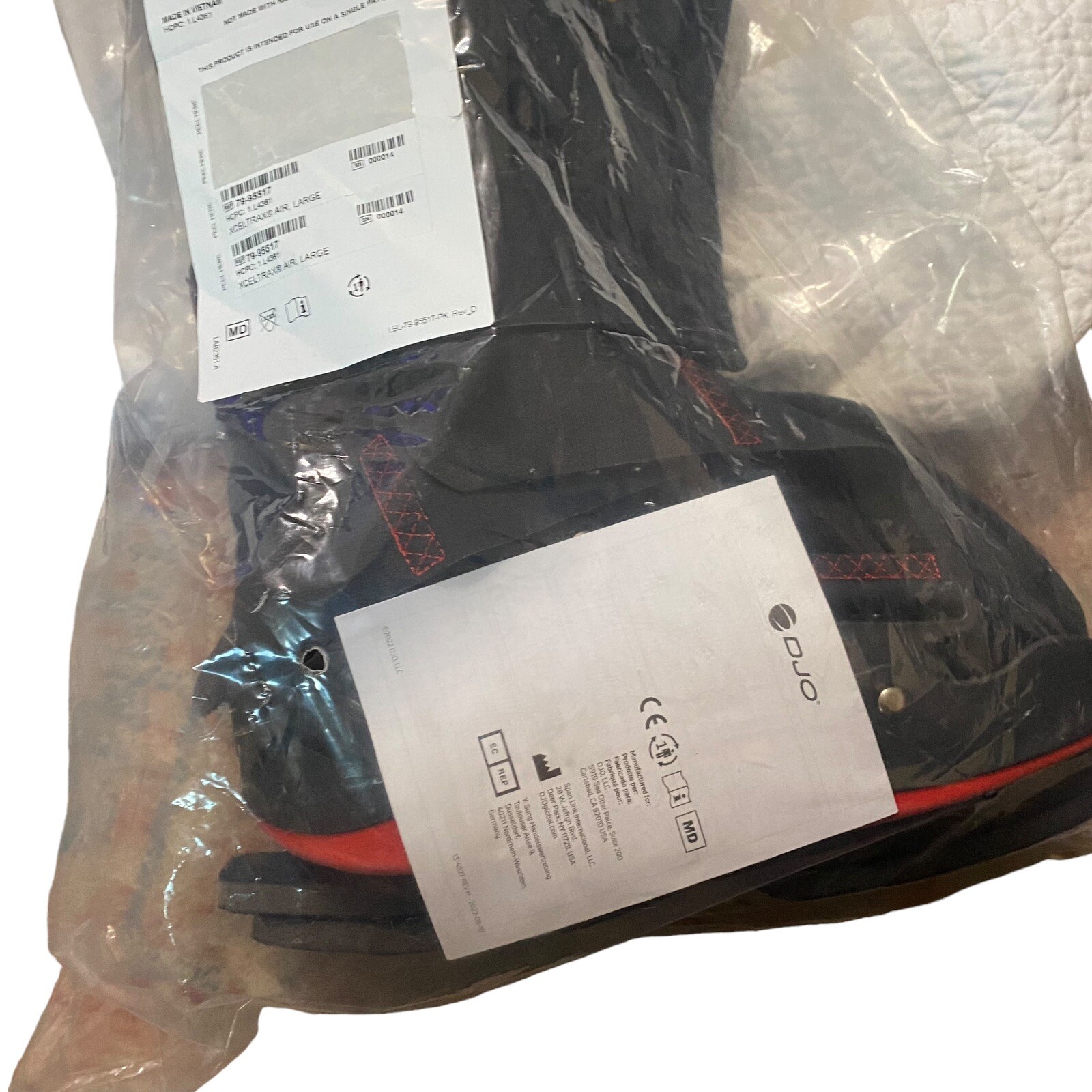ProCare XcelTrax Air Ankle Walker Brace/Walking Boot L 79-95517