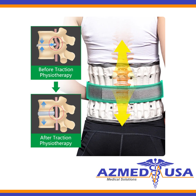 Top Line Inflatable Decompression Waist Belt – Pain Relief