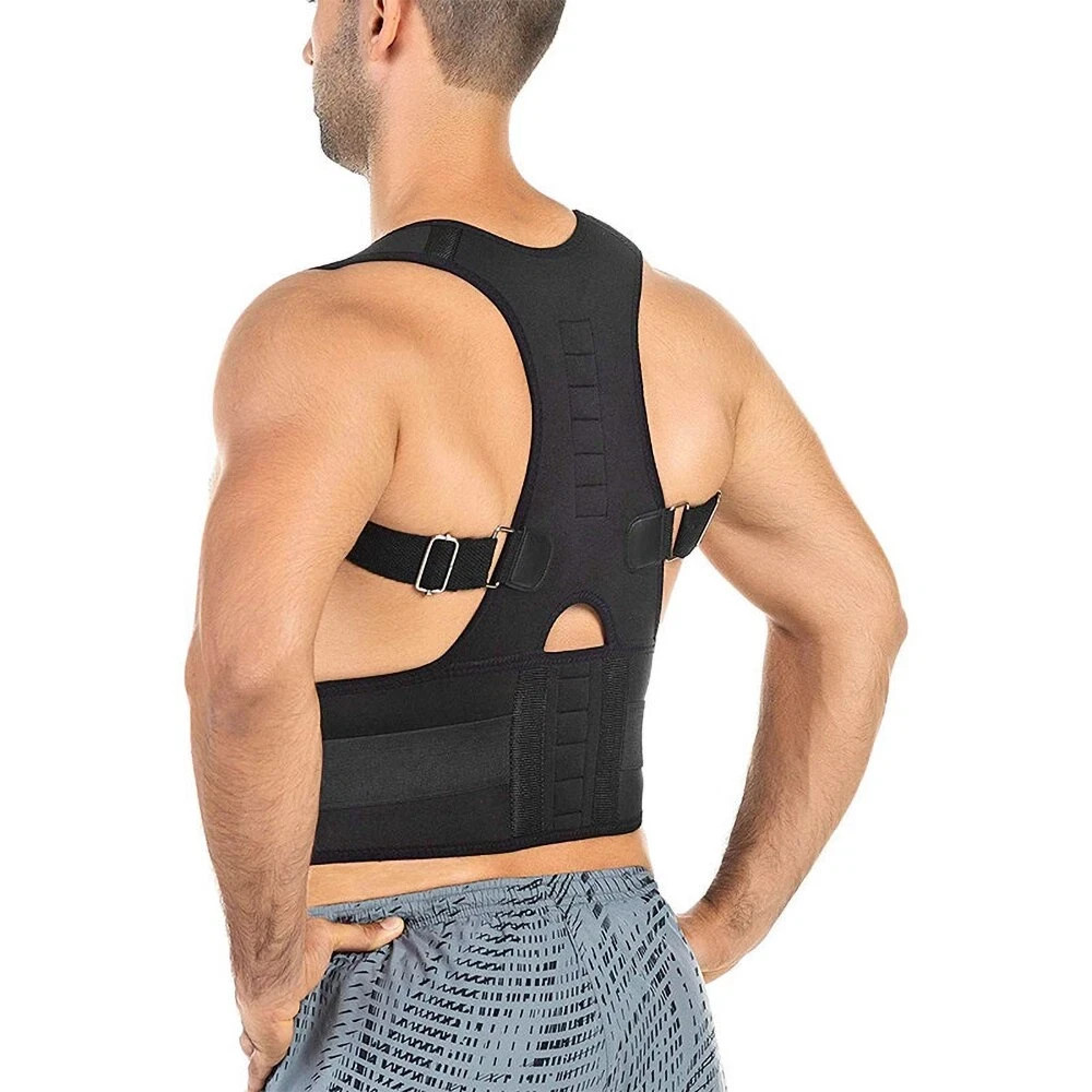 Posture Corrector Support Magnetic Back Shoulder Brace Belt Band For Men Women.