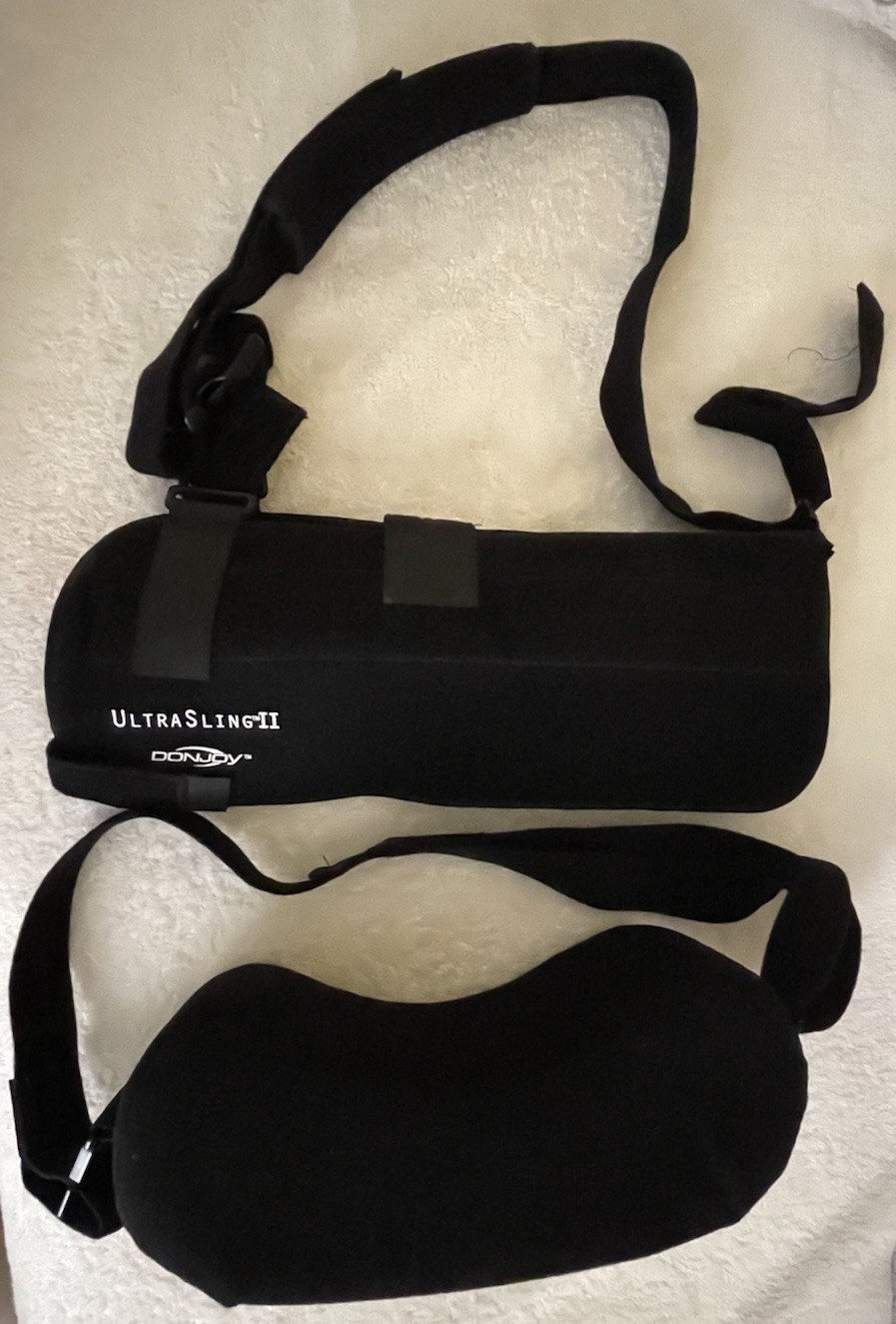 DonJoy UltraSling II Shoulder Immobilizer With Detachable Pillow-Size L-Black