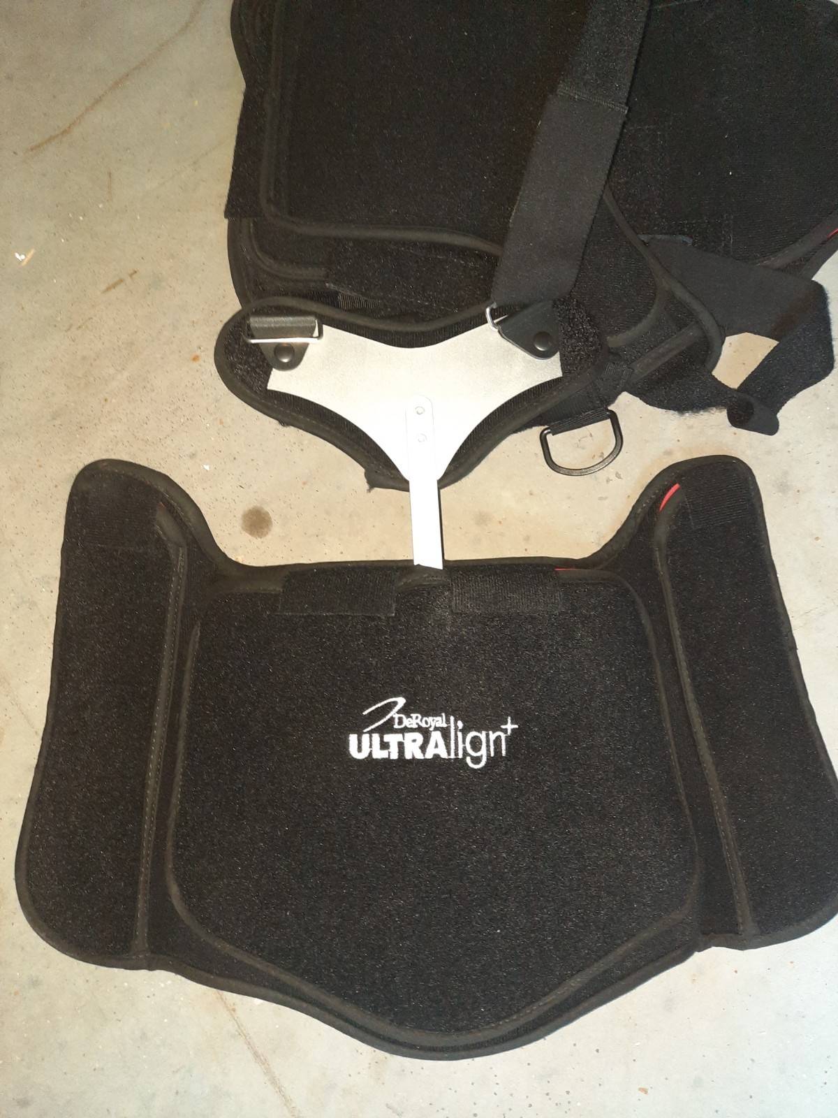 DEROYAL ULTRAlign + TLSO Lumbar Support Back BRACE, Size Large Black And Grey