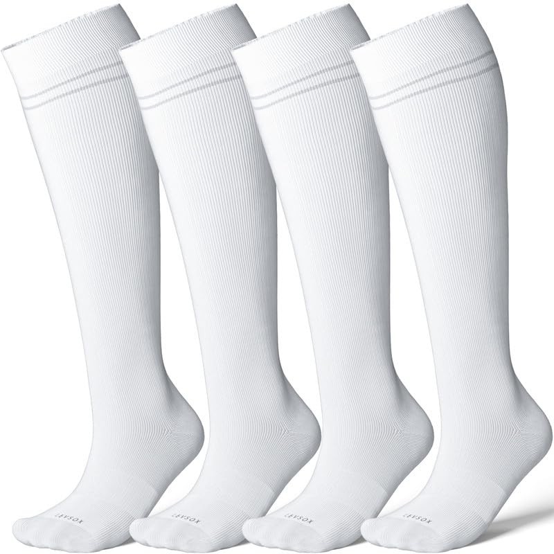 LEVSOX Viscose Made from Bamboo Compression Socks for Pregnant Women 20-30