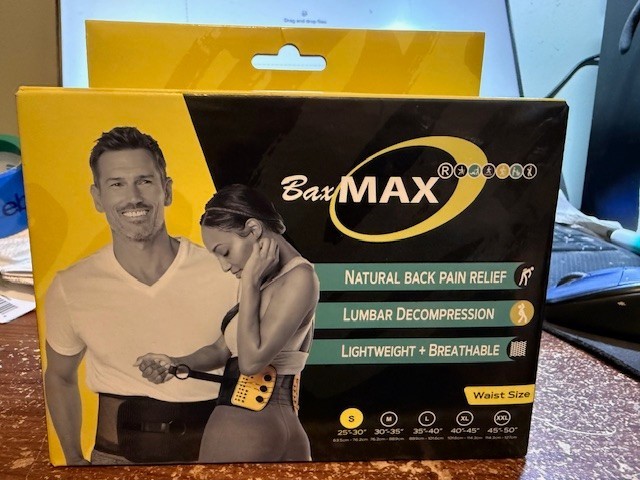 BaxMAX Lumbar Back Support Brace