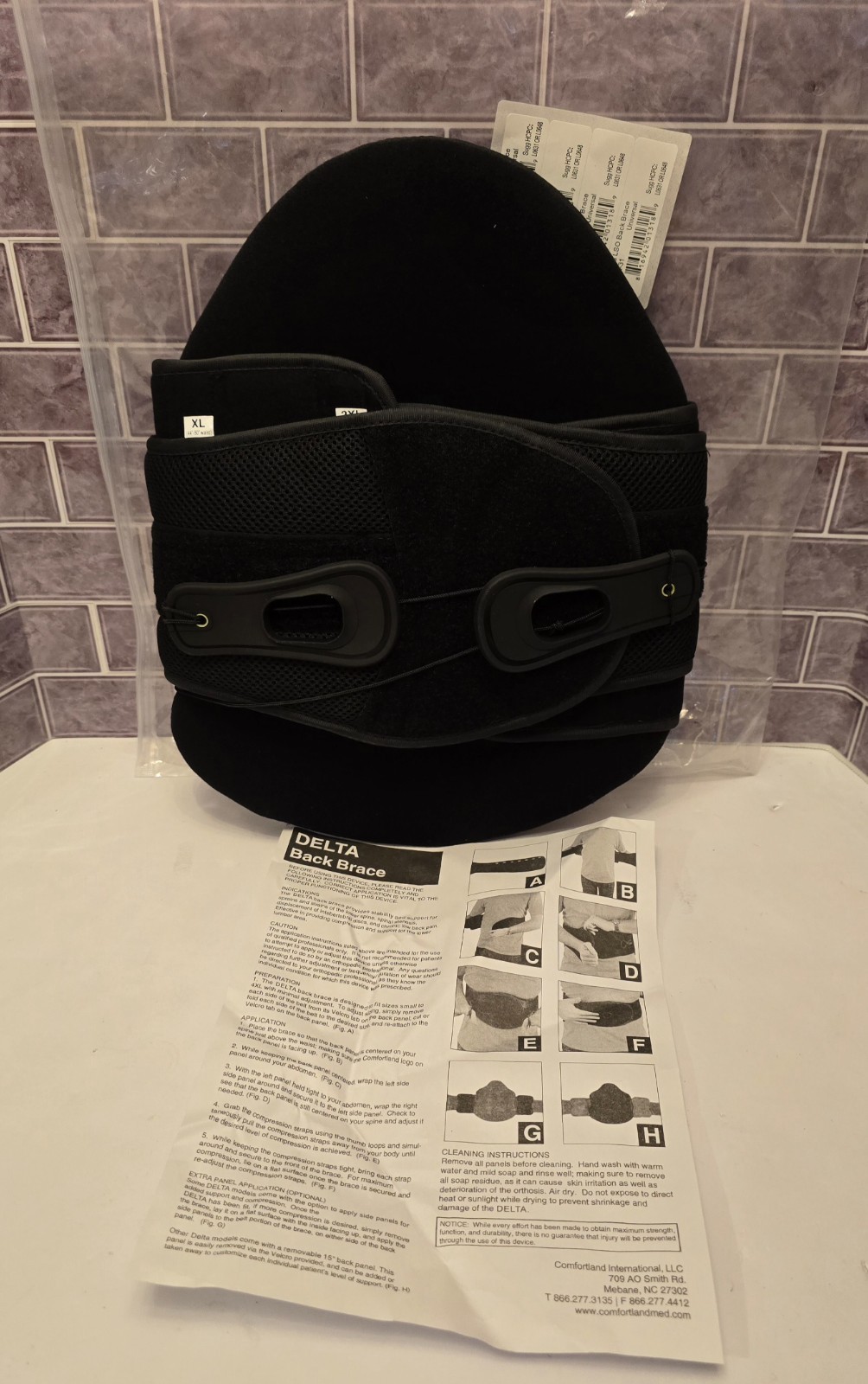 Delta LSO Back Brace DL-31 *Brand New*