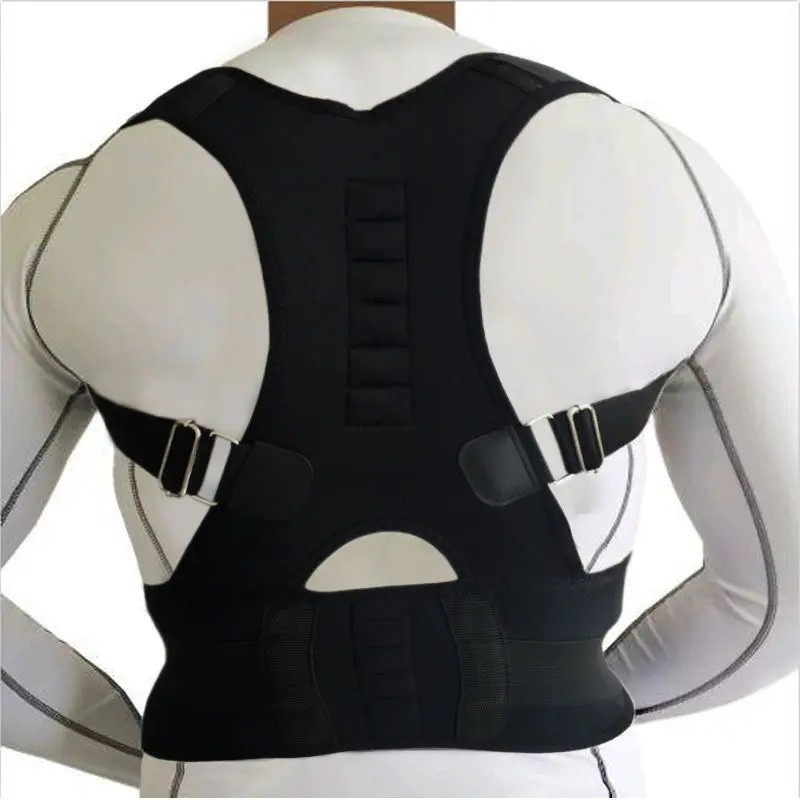 Posture Corrector Support Magnetic Back Shoulder Brace Belt Band For Men Women