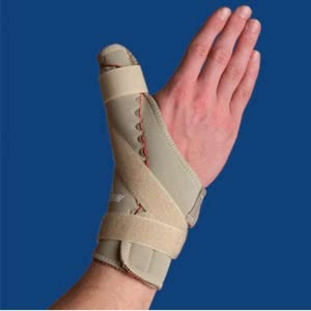 Thermoskin Thumb Support, Thumb Spica, Beige, Left, X-Large, New