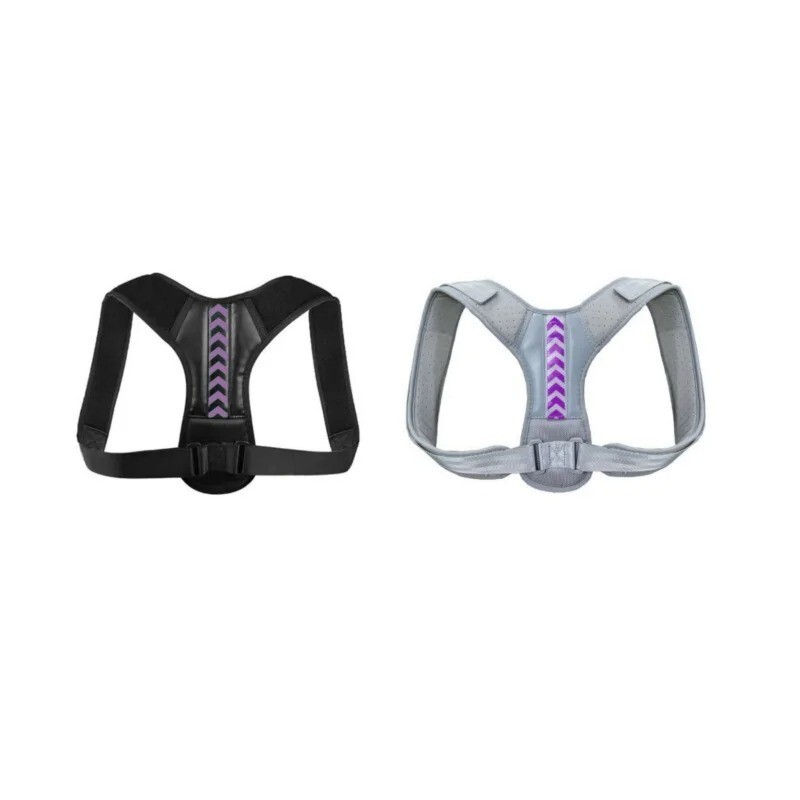 1/2Pcs Adjustable Back Shoulder Posture Corrector Belt Clavicle Spine Fashion Su
