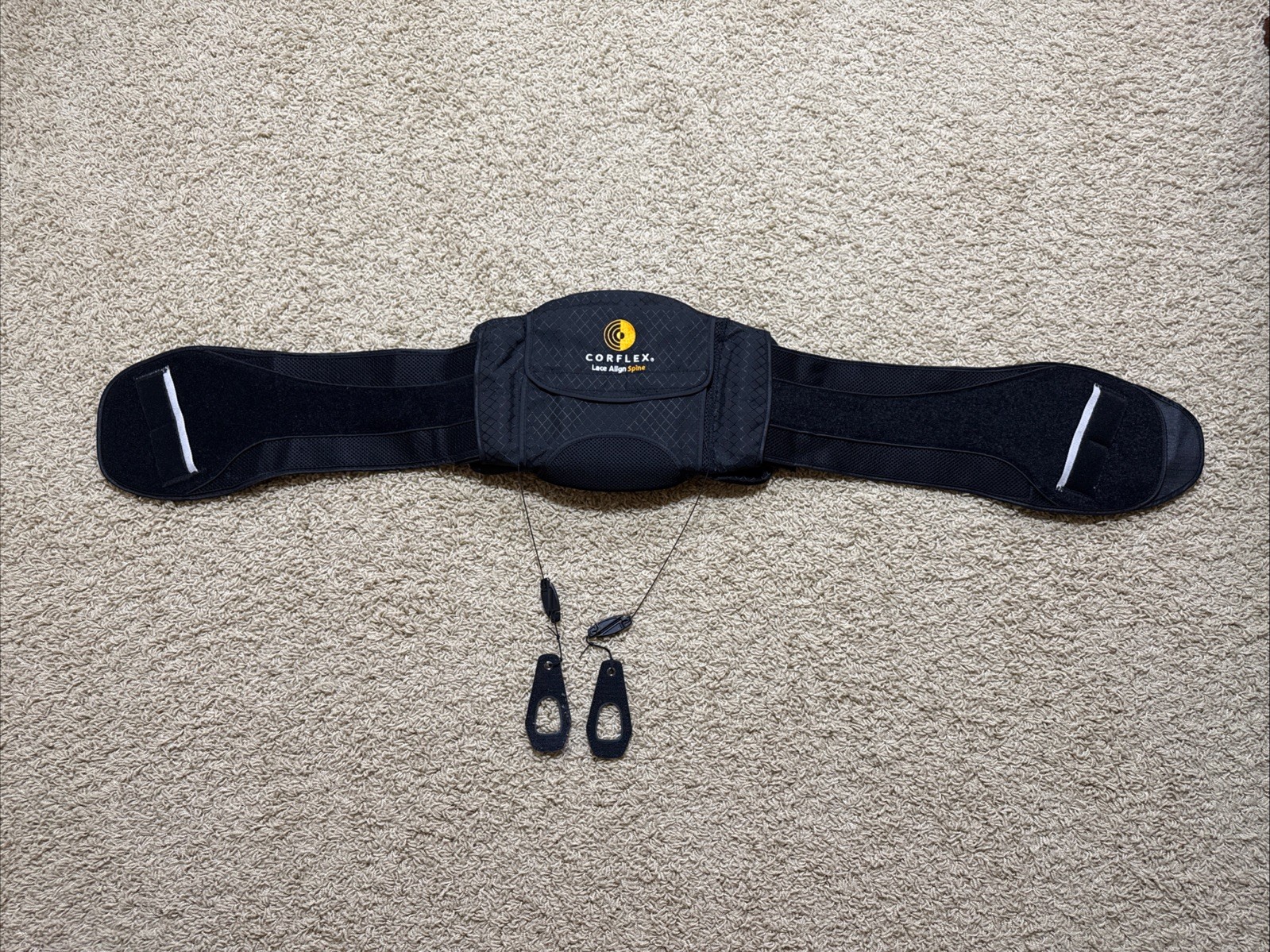 Corflex Lace Align Spine Back Brace Support SM MED Outlast Adjustable Orthopedic