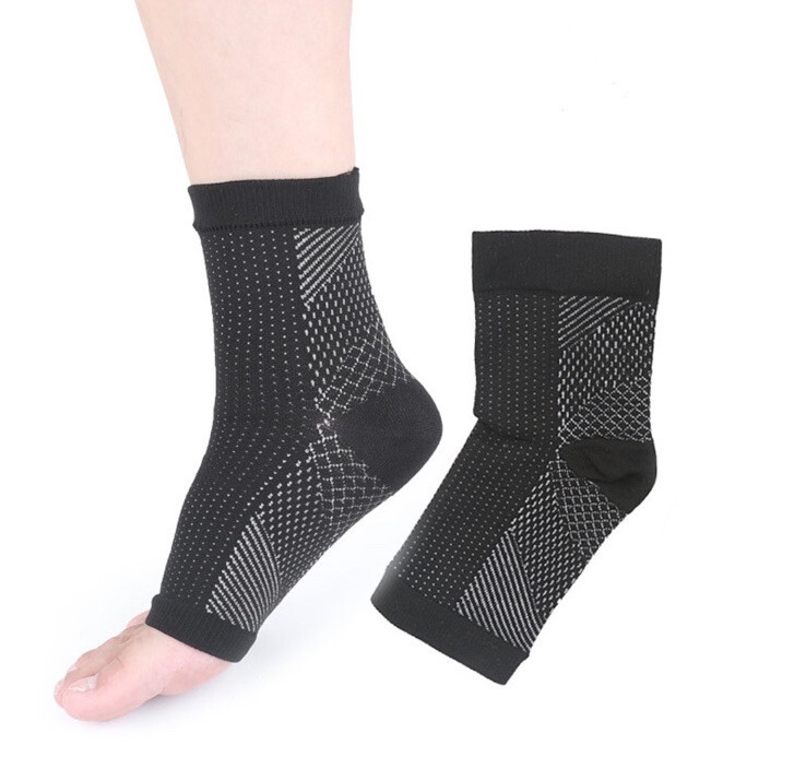 Compression Ankle Sleeve foot Support socks plantar pain relief valgus heel US