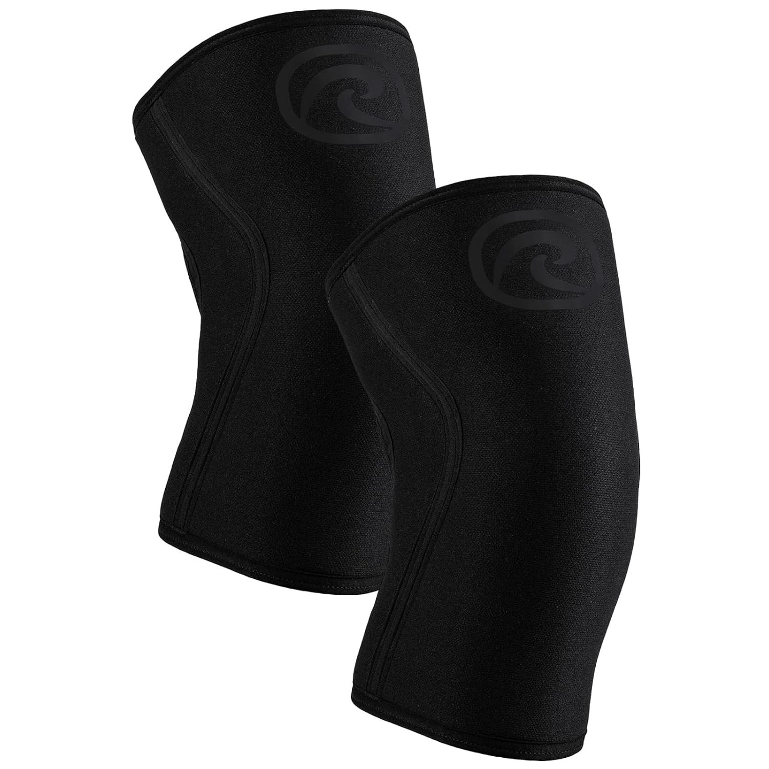 Rehband 7mm Power Max Knee Compression Sleeve 1 Pair X-LARGE CARBON/BLACK