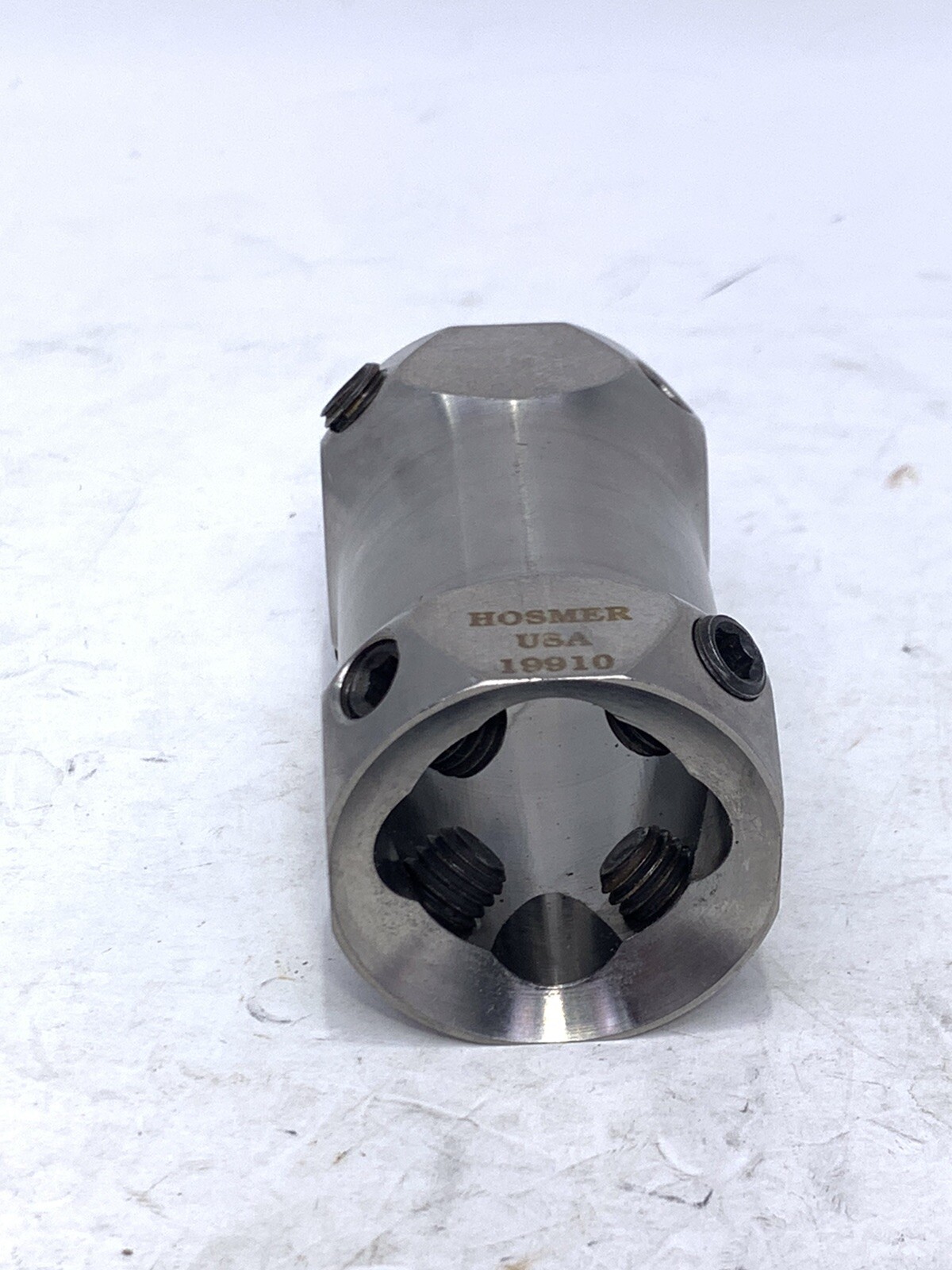 Hosmer prosthetic double end receiver adapter component part.