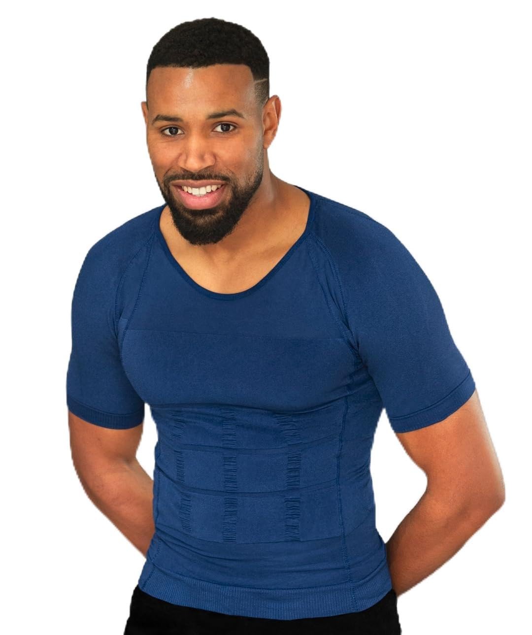 Curveless Men’s Posture Corrector T-shirt | Anti Back Pain | Straightens Back