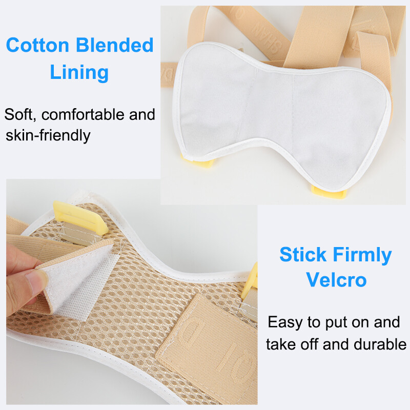Mens Inguinal Groin Hernia Support Belt Hernia Pain Relief Truss Brace & 4 Pads