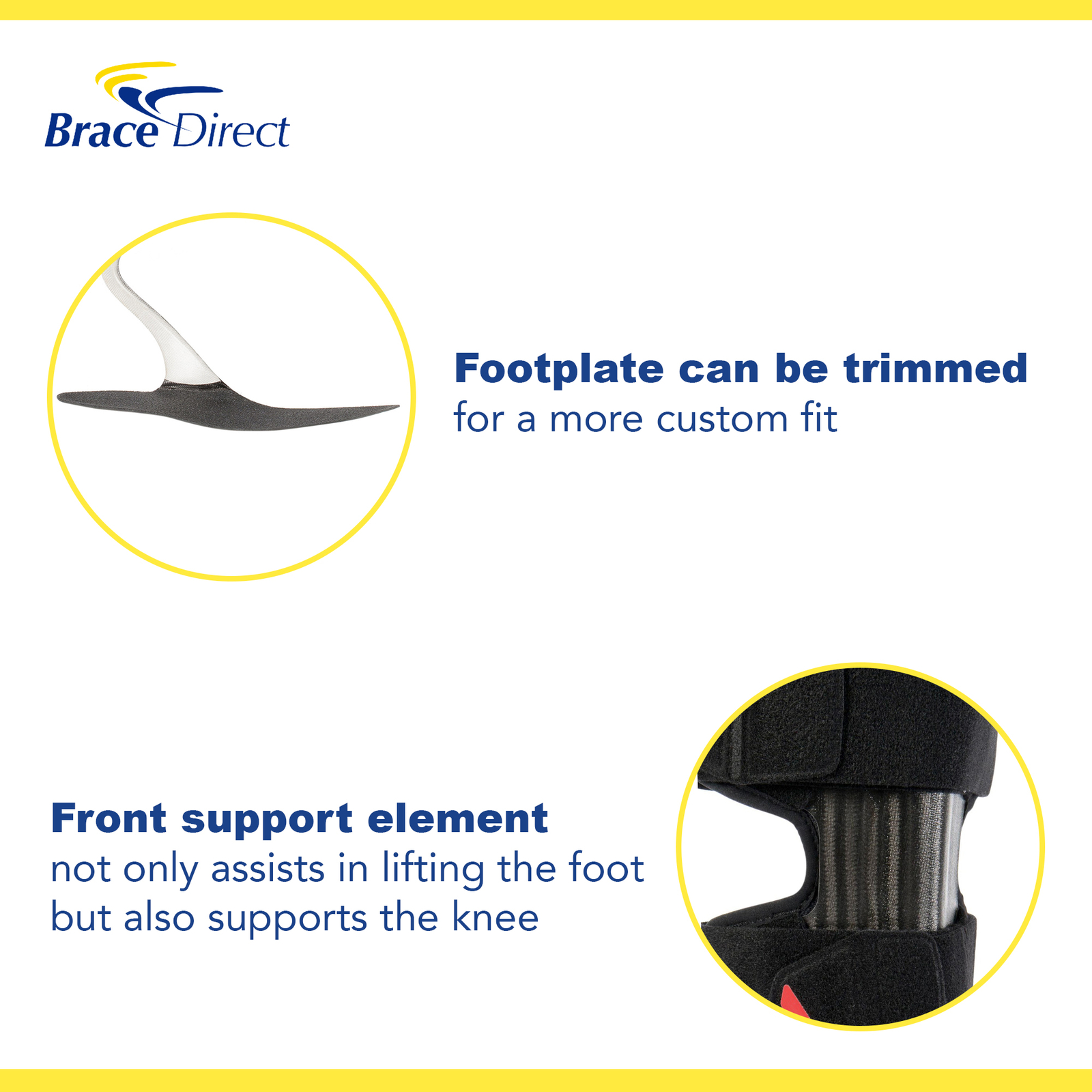 Reaction Plus AFO- Lightweight Design for Drop Foot – Brace Direct