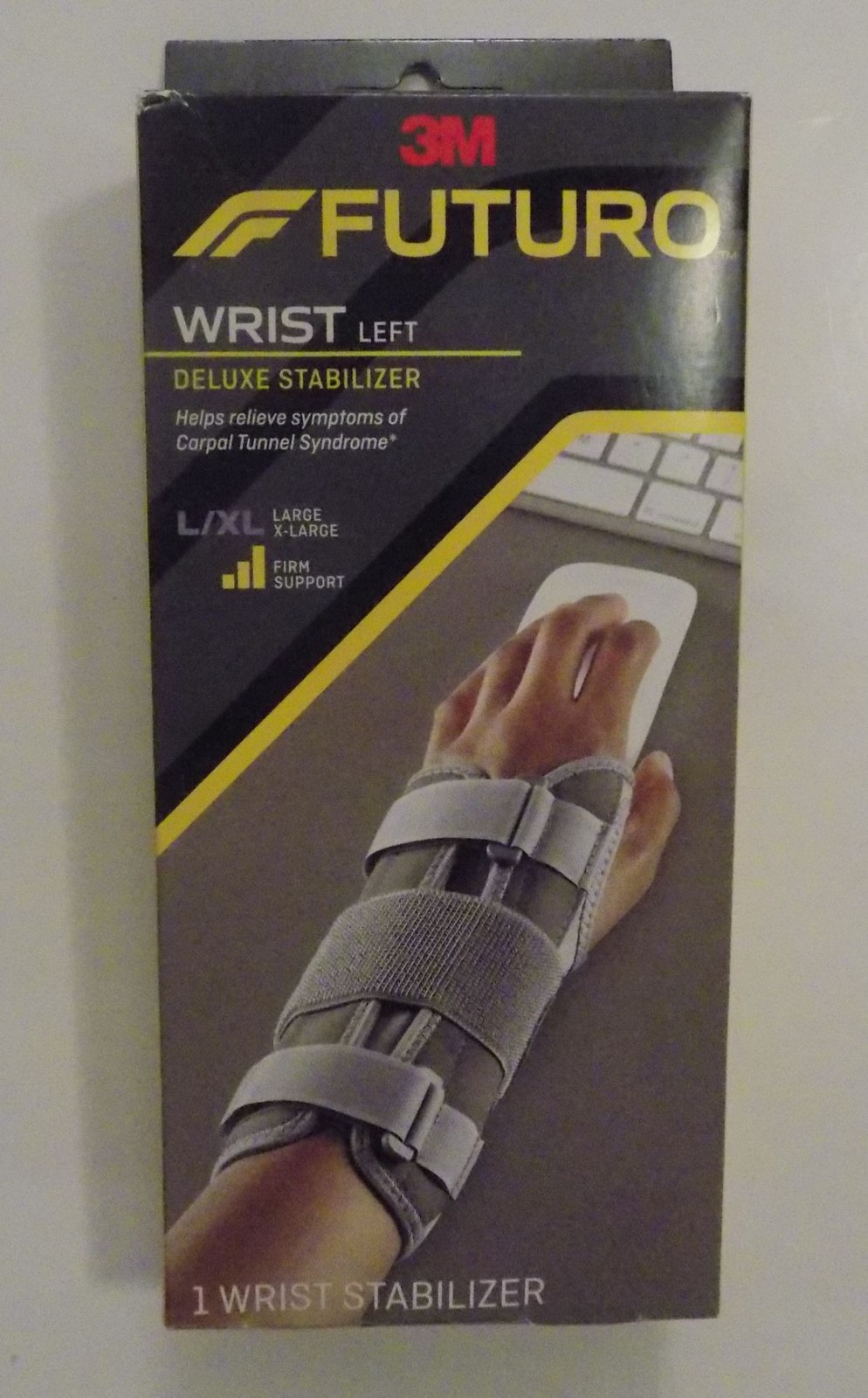 3M Futuro Wrist Deluxe Stabilizer LEFT LARGE / X-LARGE Firm Support
