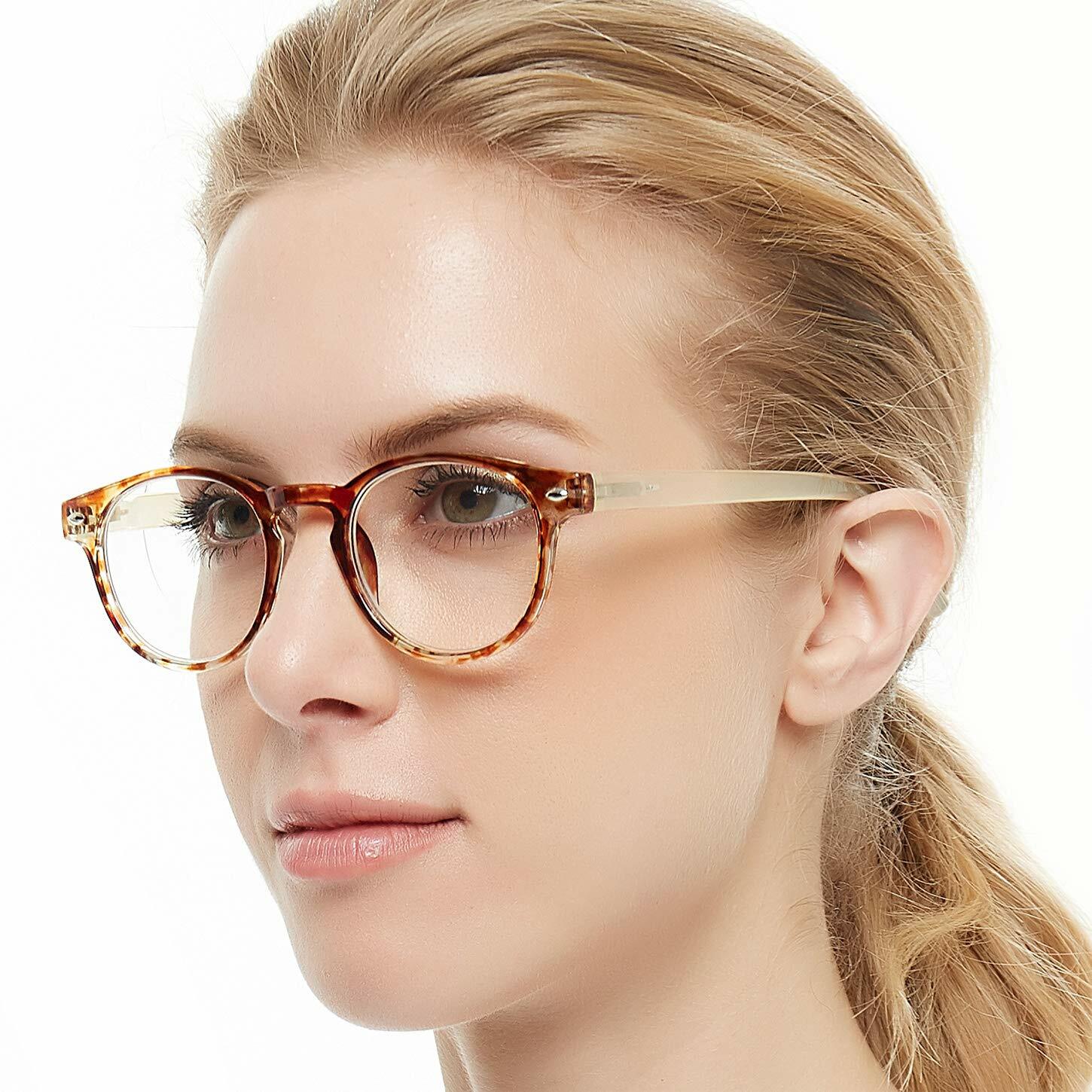Computer Reading Glasses Blue Light Blocking Reader for Anti Eyestrain Anti Glar