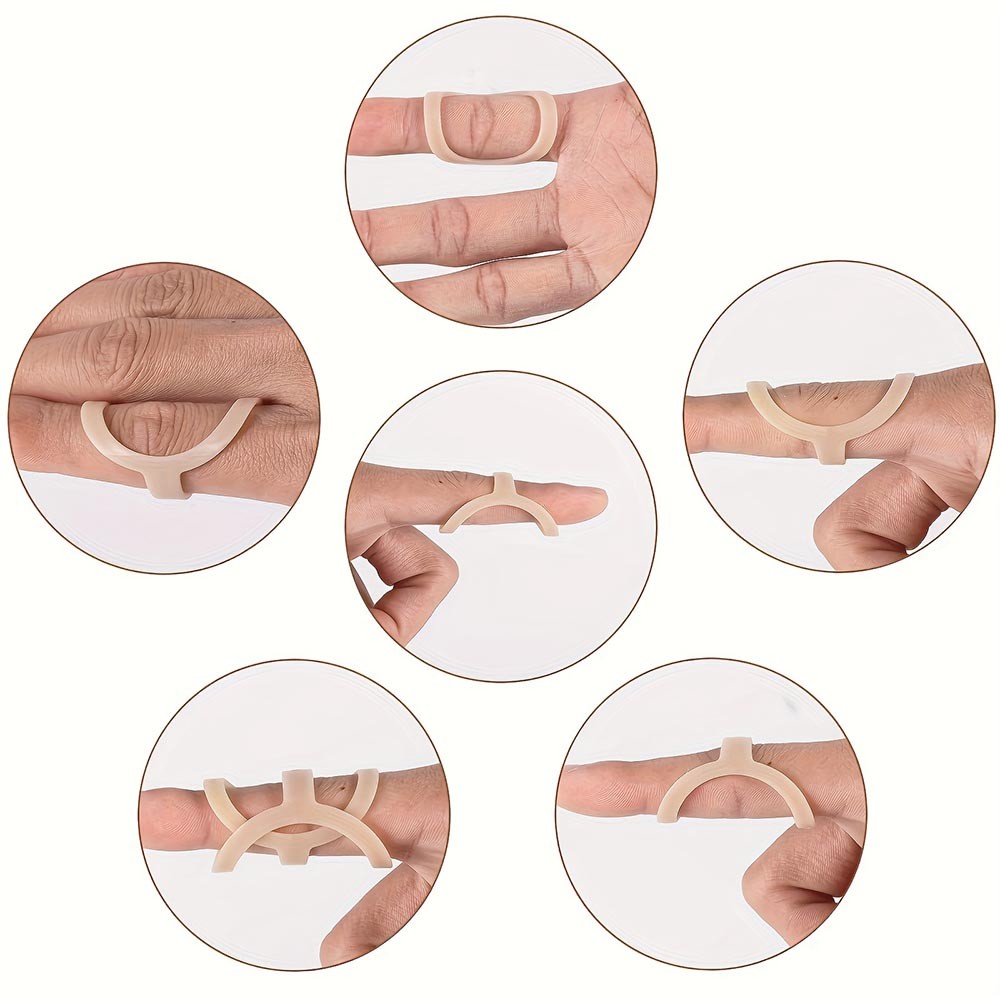 Finger-Splint Durable Secure-Fit Compact Easy-To-Use 14-Piece Oval Finger Splint