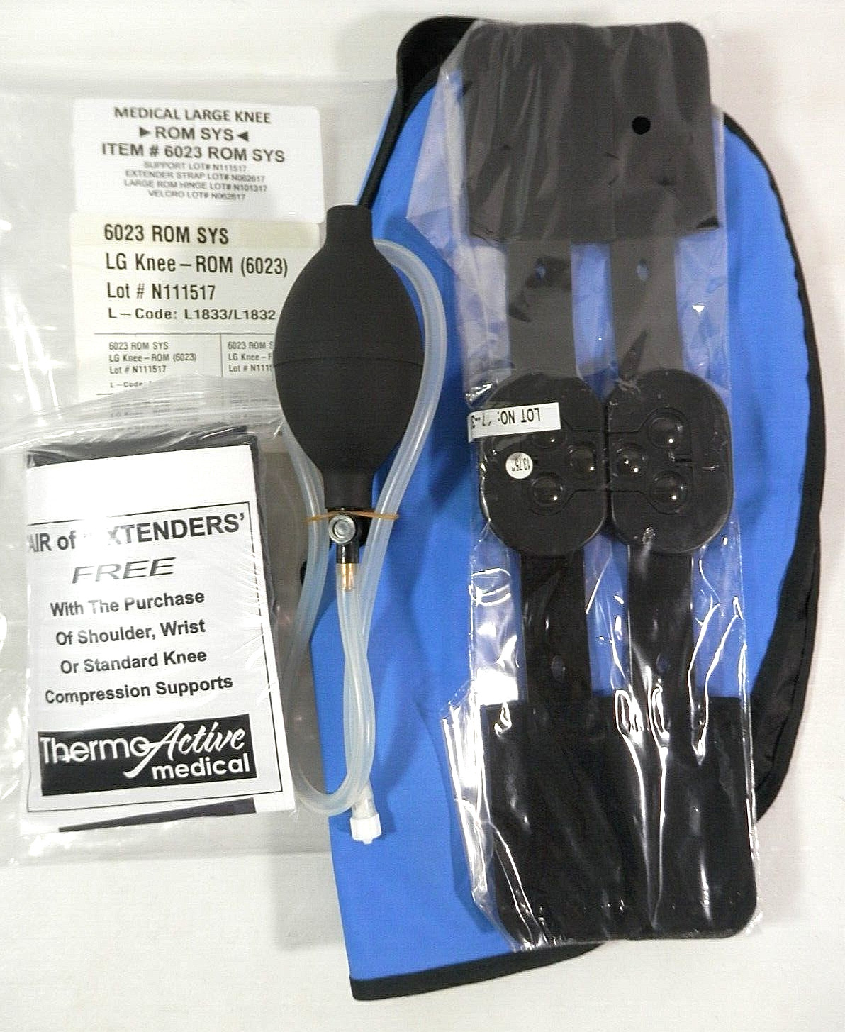 Thermo Active 6023 Hot Cold Compression Knee Brace New