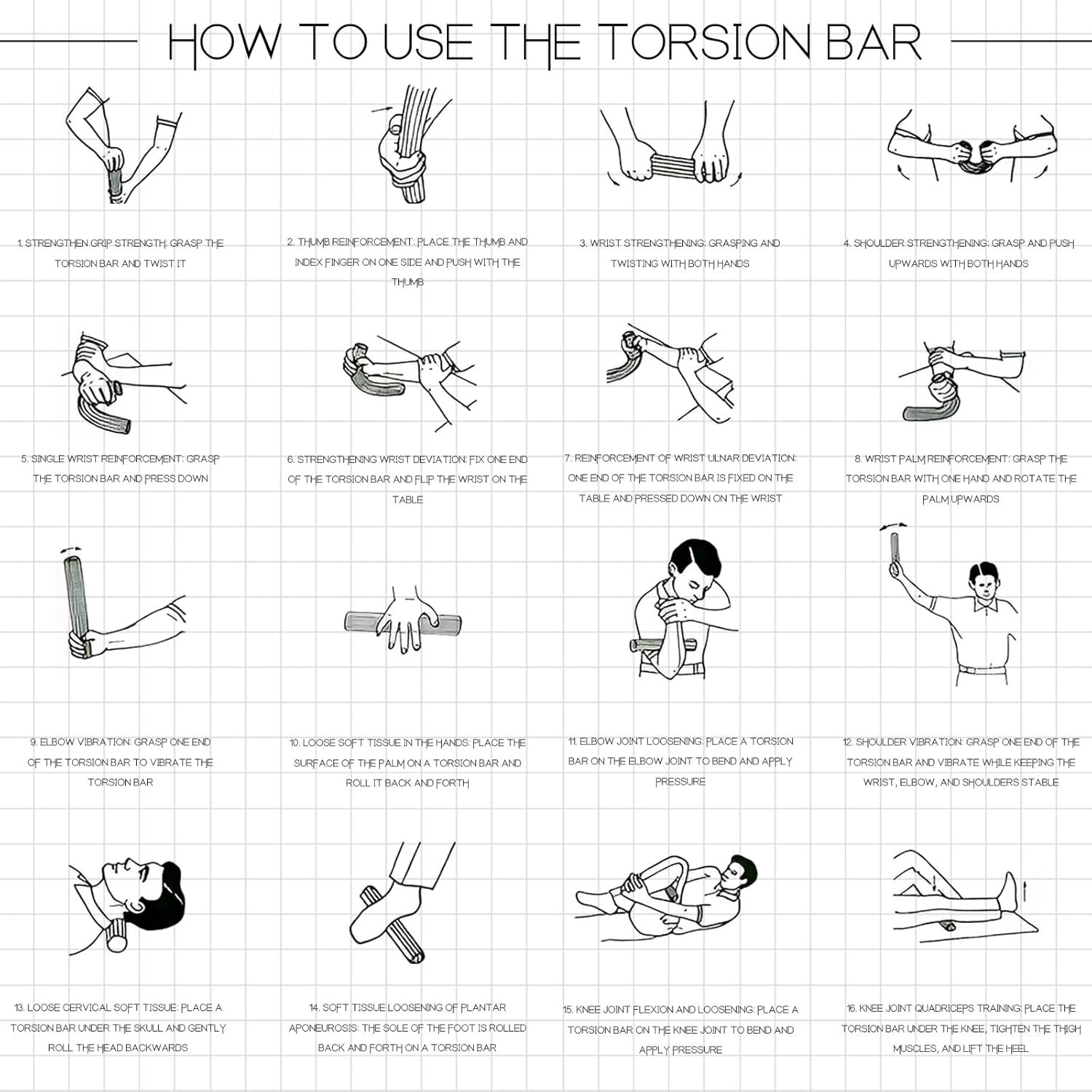 Flex Therapy Resistance Bar – Wrist, Elbow & Forearm Pain Relief Tool