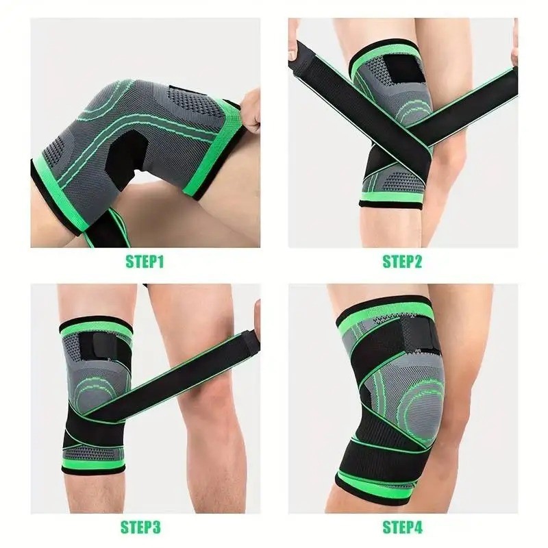 1PC Compression Knee Brace Breathable Elastic Sports Support Knee Pad