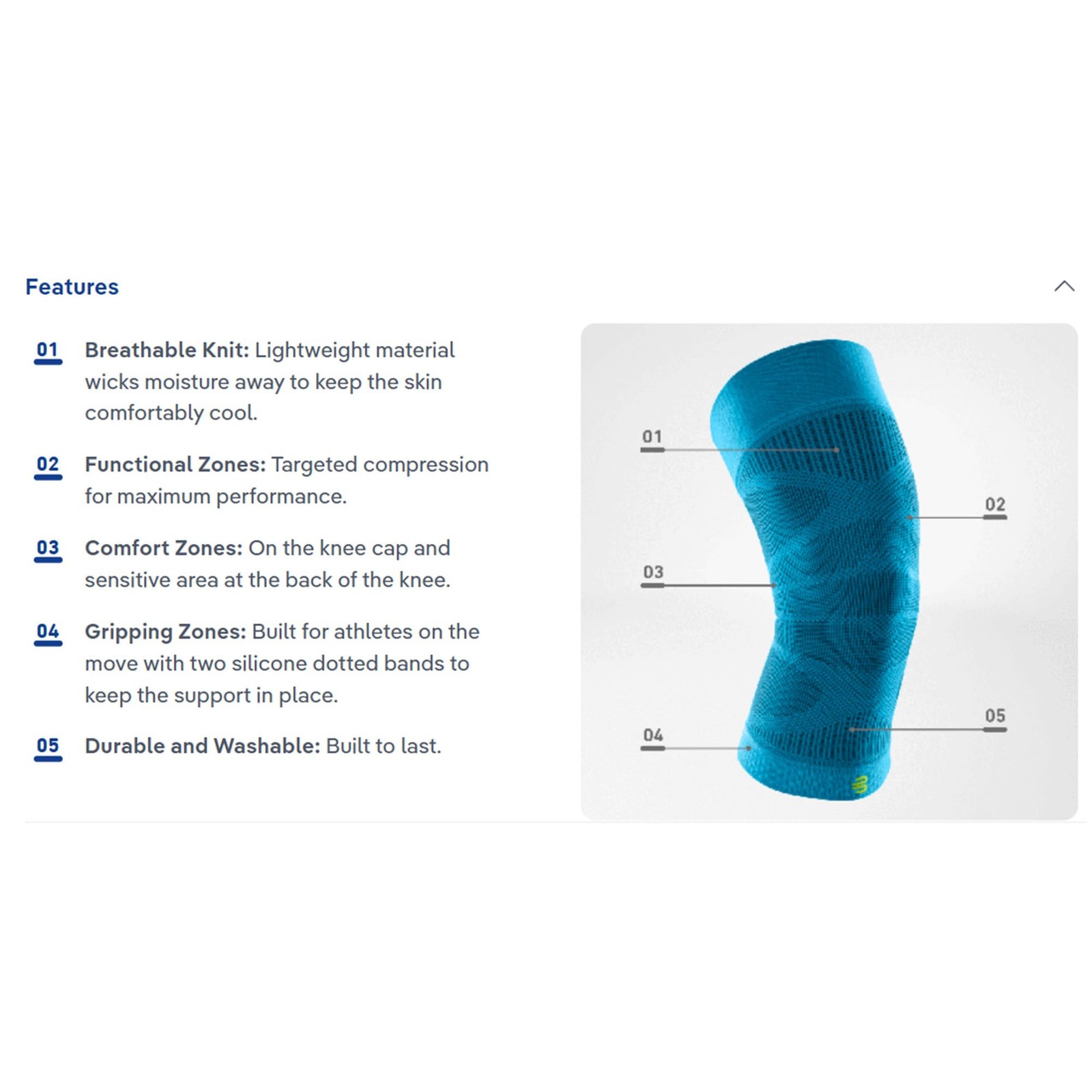 Bauerfeind Sports Compression Knee Support – Knee Sleeve For Relief And Support