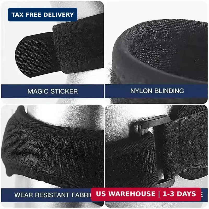 INOGIH 2 pcs Knee-Brace for Men Women Patella-Tendon-Knee-Support-Strap for Bask