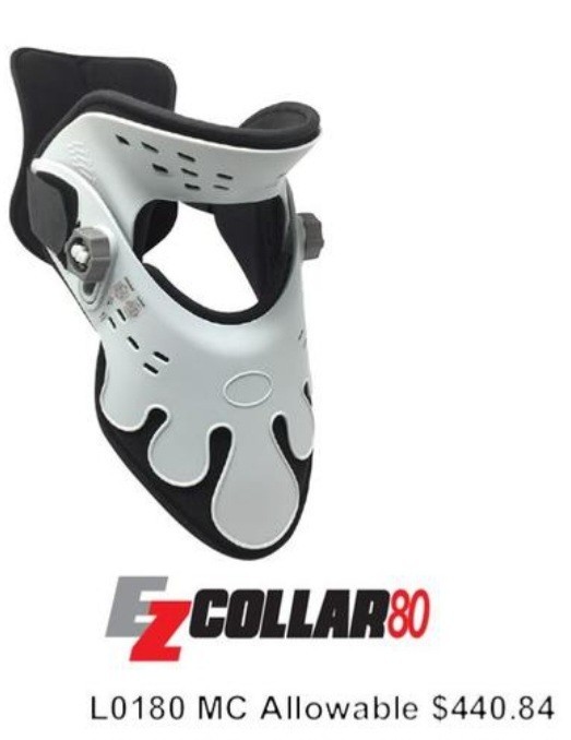 New McKesson EZ Collar 80 Universal Adjustable Rigid Cervical Collar Neck Brace
