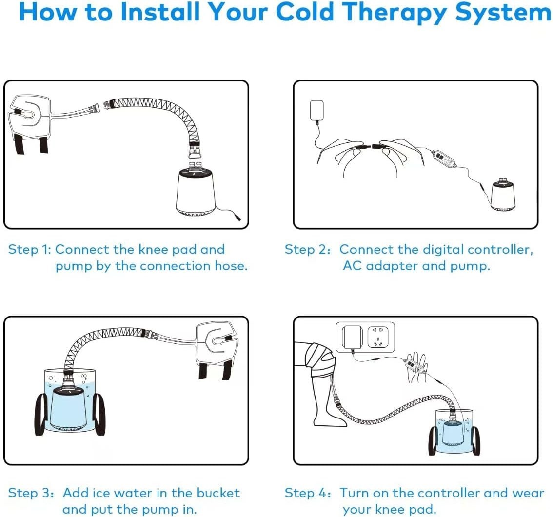 Cold Therapy Machine, Ice Machine for Knee Care After-Surgery, Knee Replaceme…