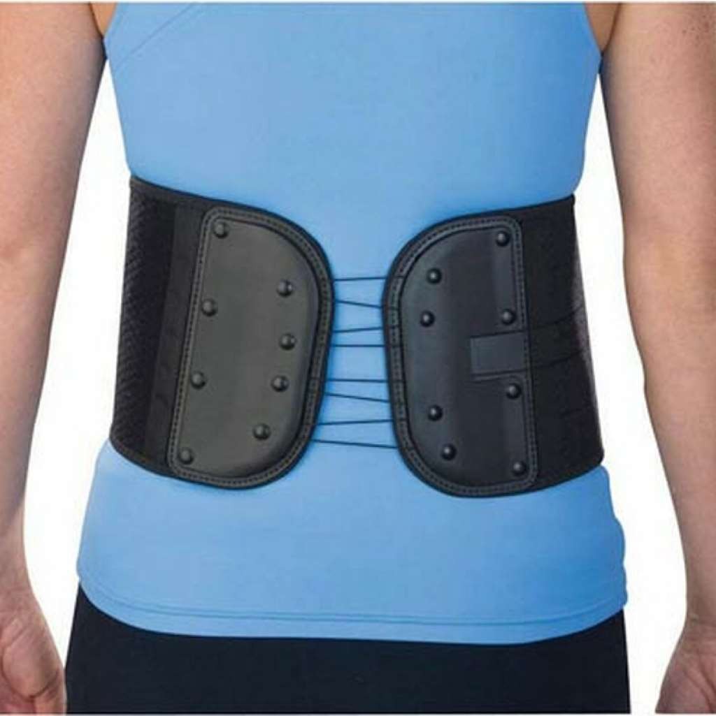 MLR Adjustable Back & Abdominal Support Black One Size