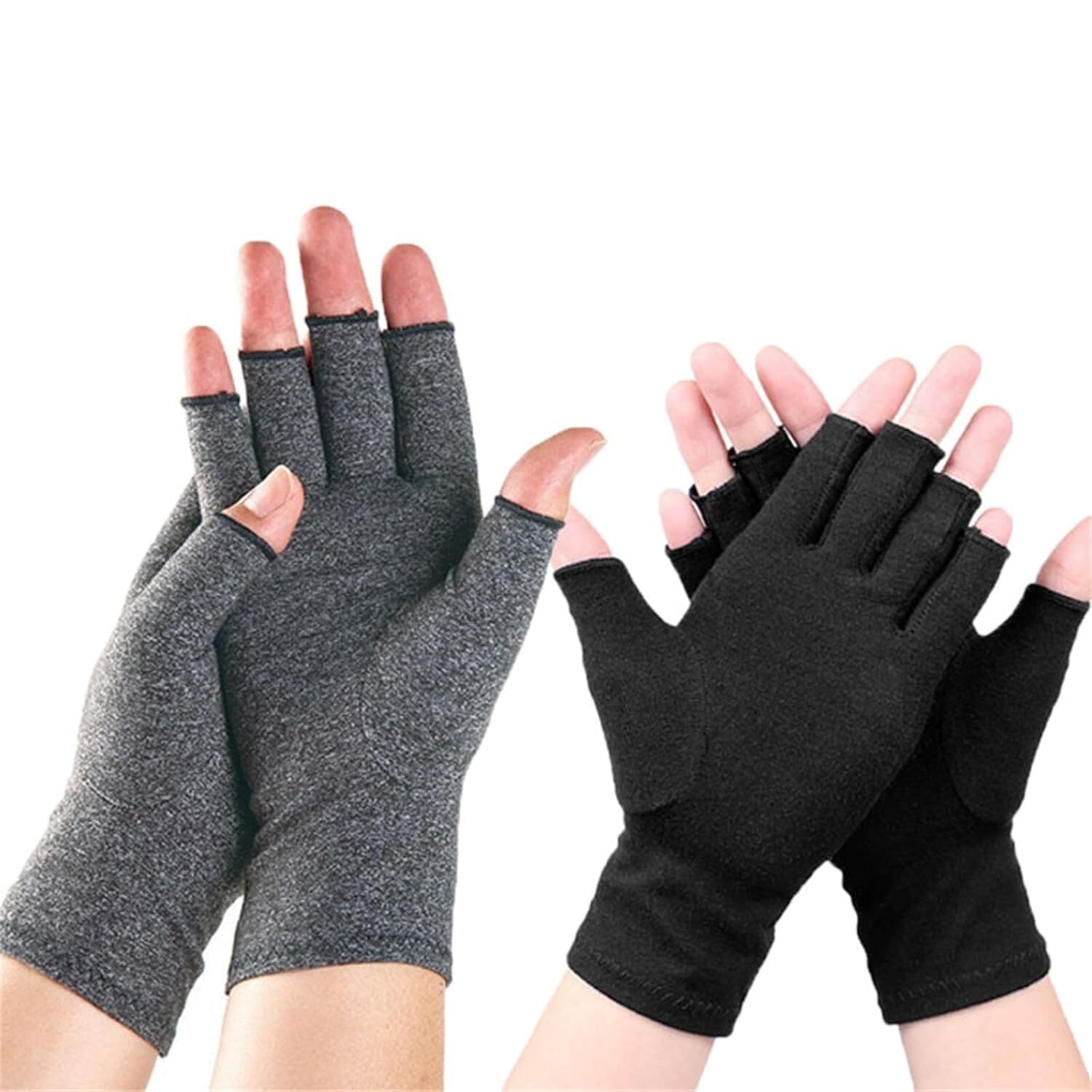 1/2 Pairs Copper Arthritis Compression Gloves Hand Support Joint Pain Relief