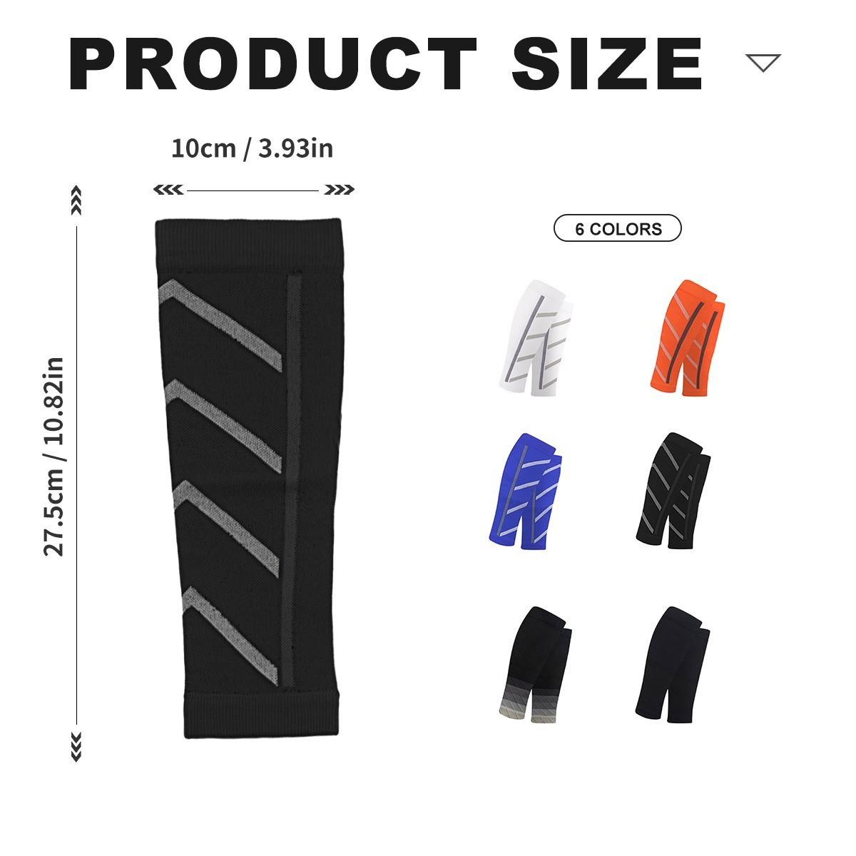 Compression Sports Socks Calf Support Assists Night Running Nylon Leggings Slim
