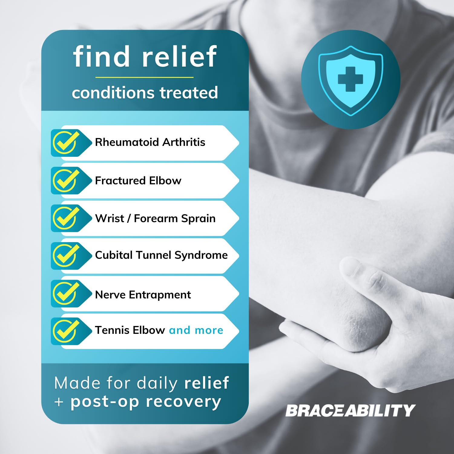 Elbow Immobilizer Brace – Removable Soft Splint for Arm Fractures (S/M)