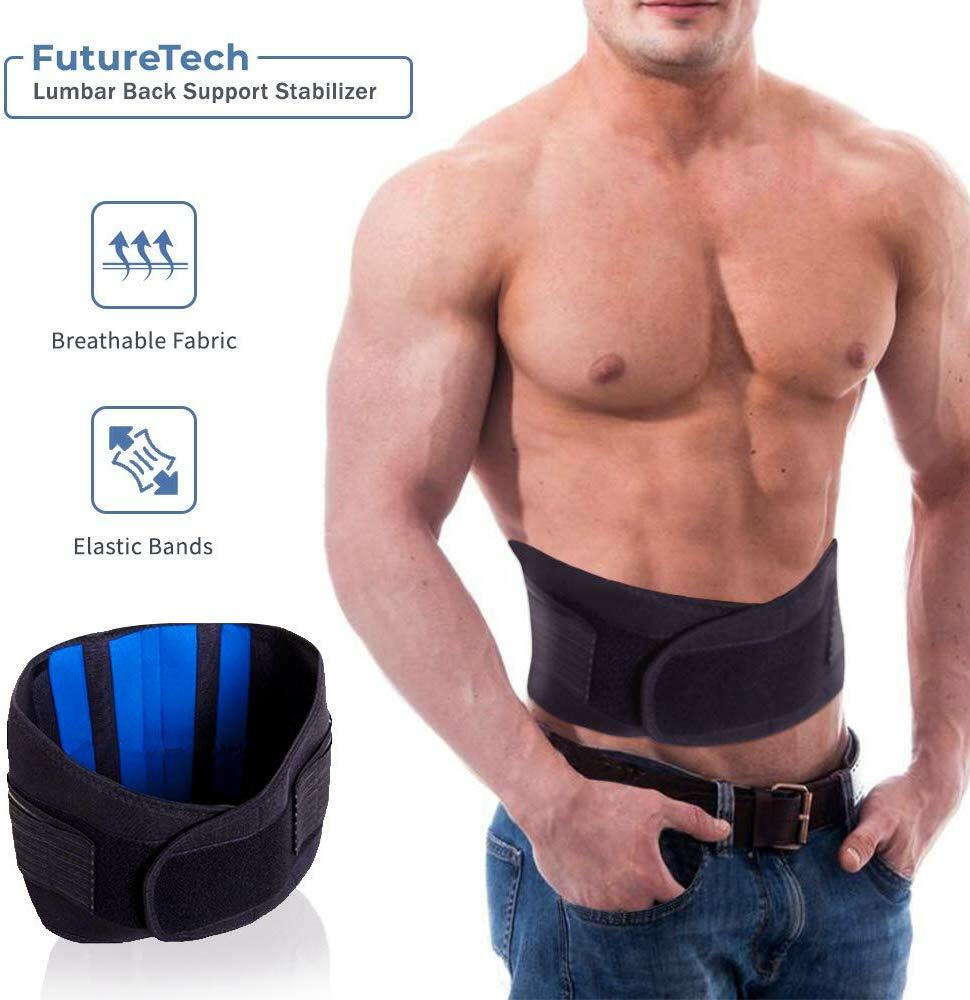 Westlake HB Pharma Back Support Brace Belt with Dual Adjustable Strap (L/XL)