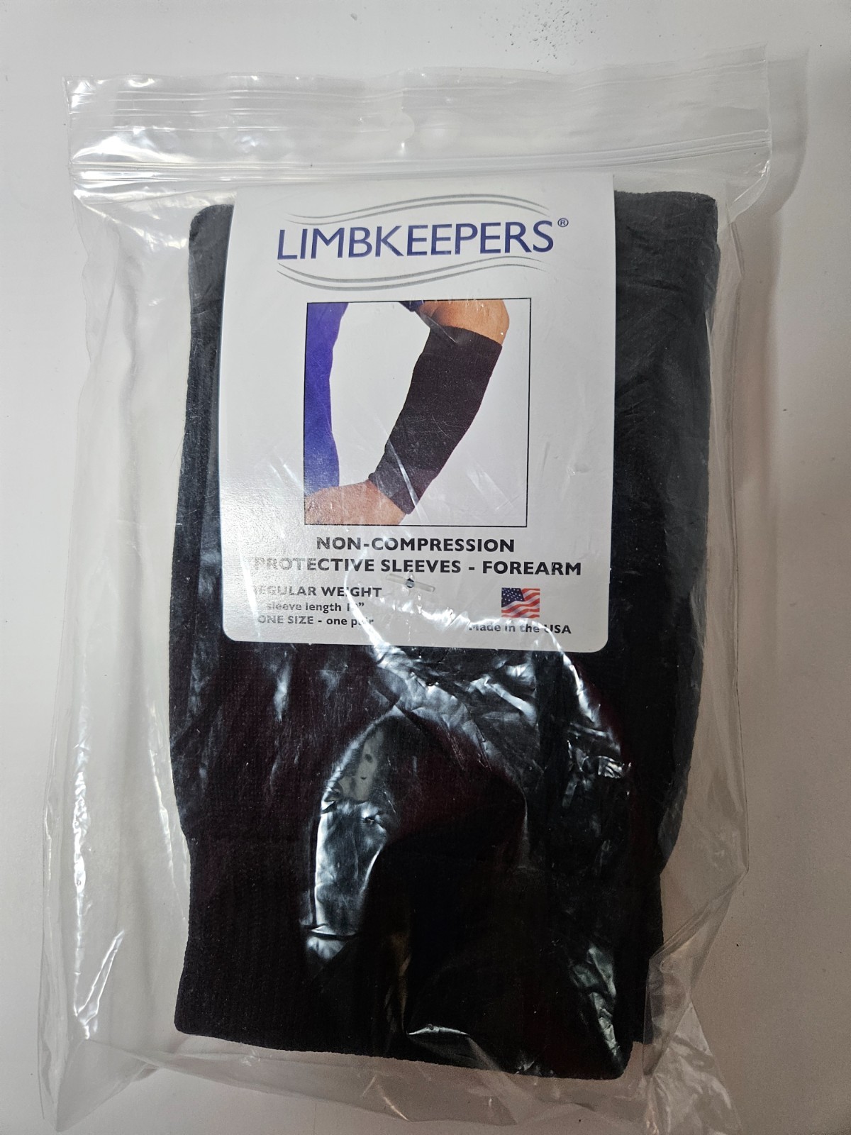 LIMBKEEPERS Non-Compression Protective Forearm Sleeves (One Size) Made USA