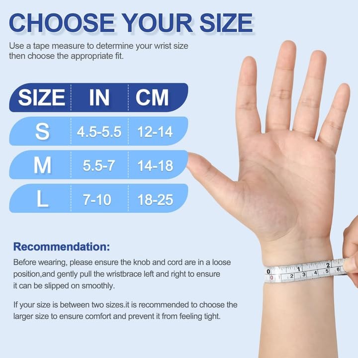NEENCA Carpal Tunnel Wrist Brace for Night Support,Knob Adjustable Hand Brace…