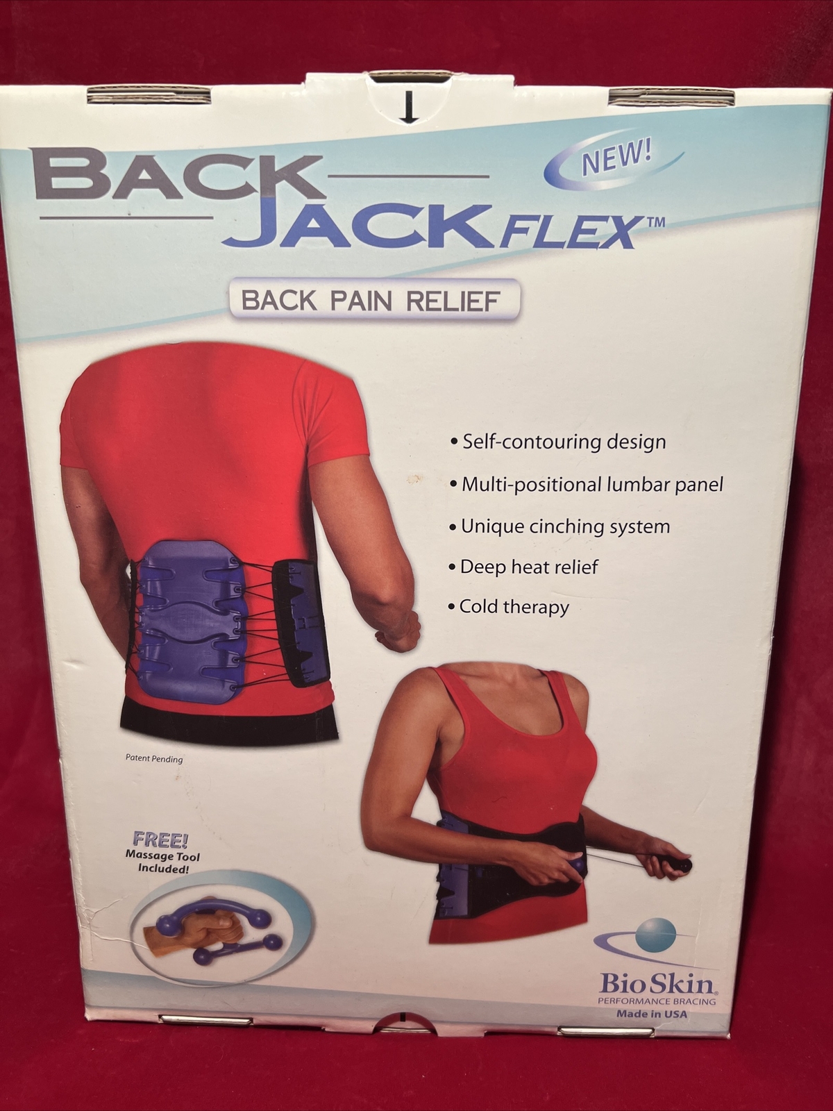 BioSkin Back Jack Spinal Bracing System 37303 Medium/Large 34-44″ Waist (L)